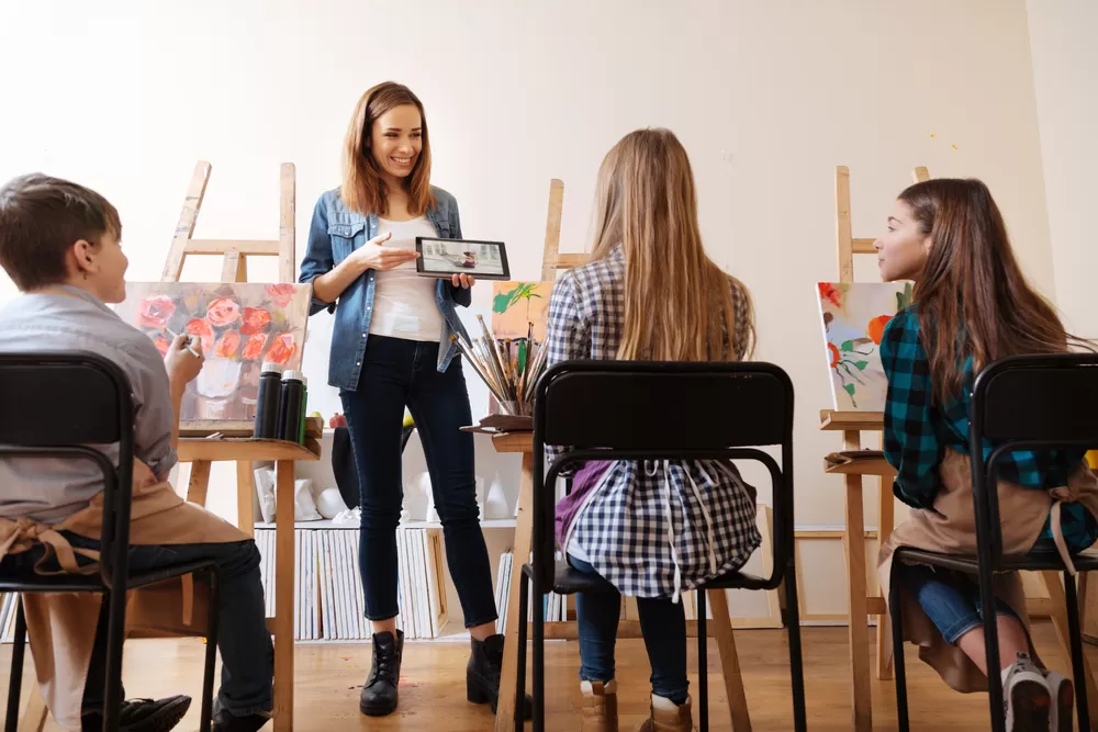 genç resim workshop