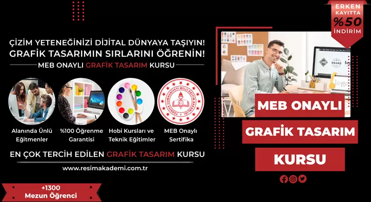 Grafik Tasarım Kursu Fiyatları – Erken Kayıtta %50 İndirim