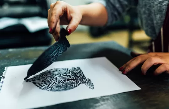 Linol Baski Atolyesi 1