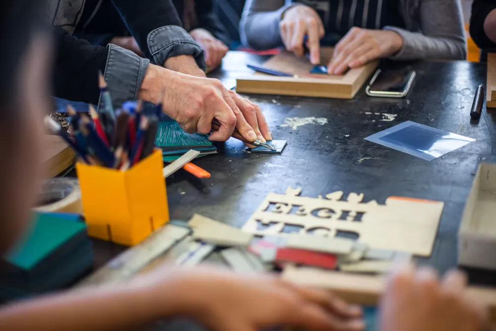 linol baskı eğitimleri