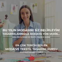 Moda ve Tekstil Tasarımı Kursu Resim Akademi - Bu Yılın Modasını Siz Belirleyin!