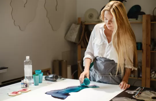 Pouring Efekt Medium Atolyesi