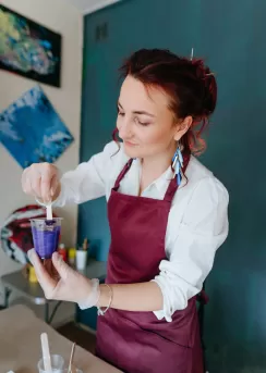 pouring efekt medium atölyesi istanbul