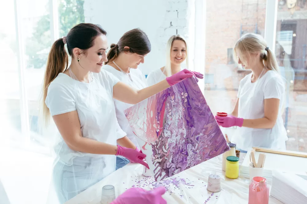 pouring efekt medium eğitimleri