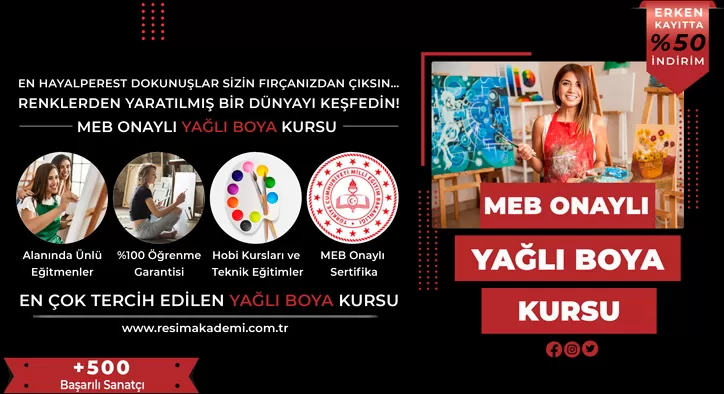 Yağlı Boya Kursu Fiyatları – Erken Kayıtta %50 İndirim