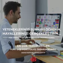 Yurt Dışı Portfolyo Tasarım Kursu Resim Akademi - Yeteneklerinizi Sunmayı Öğrenin, Hayallerinizi Gerçekleştirin…