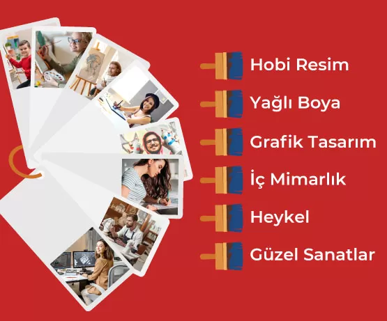 hobi resim kursları ve teknik eğitimler