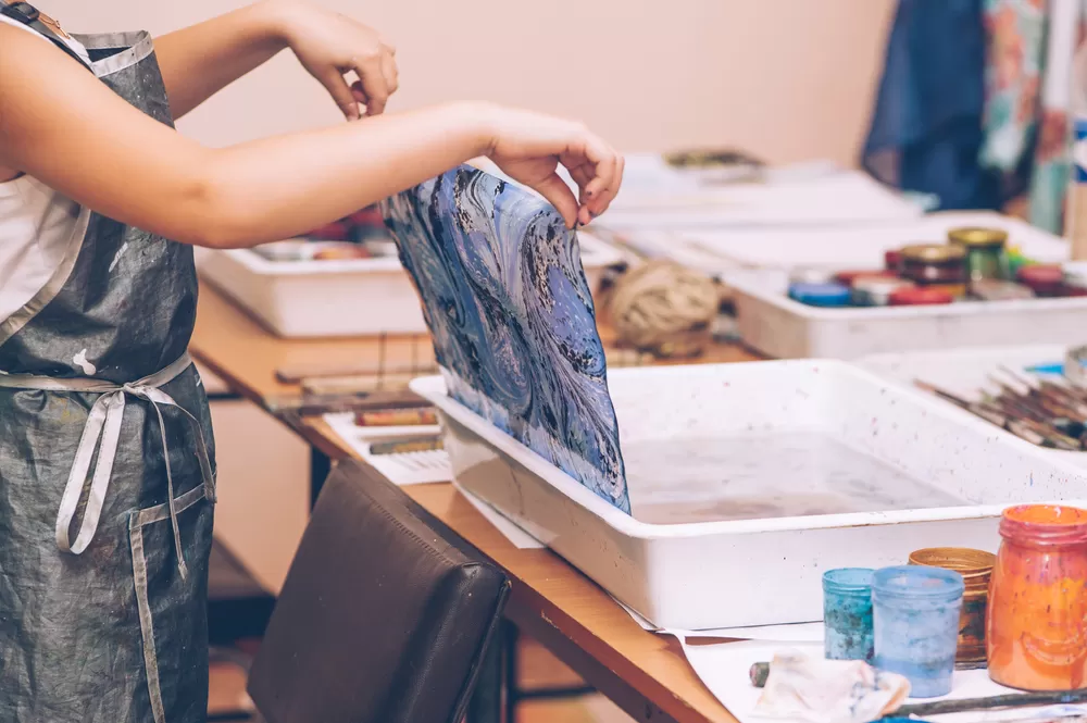 uygulamalı özel ebru eğitimi