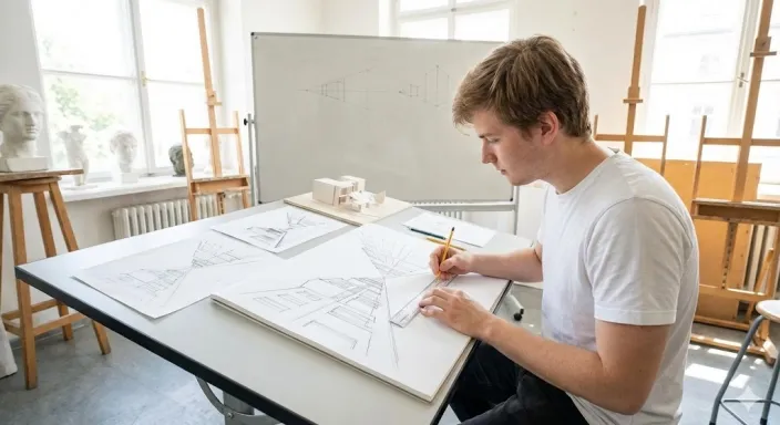 Perspektif Çizimi Nasıl Yapılır? Pratik Anlatım